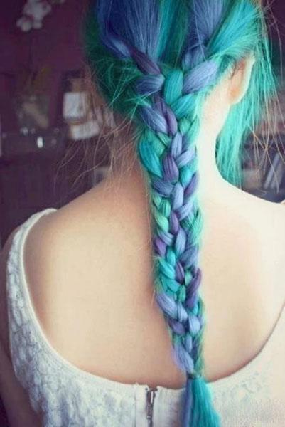 霓虹色染发最蛮横 年轻便是任性