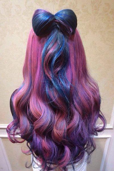 霓虹色染发最蛮横 年轻便是任性