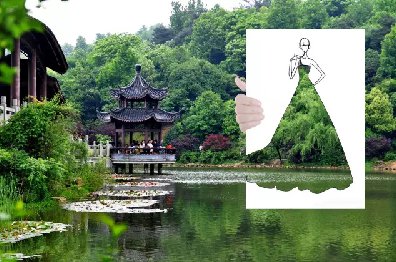 当长沙美景穿上超模身上美丽视觉盛装