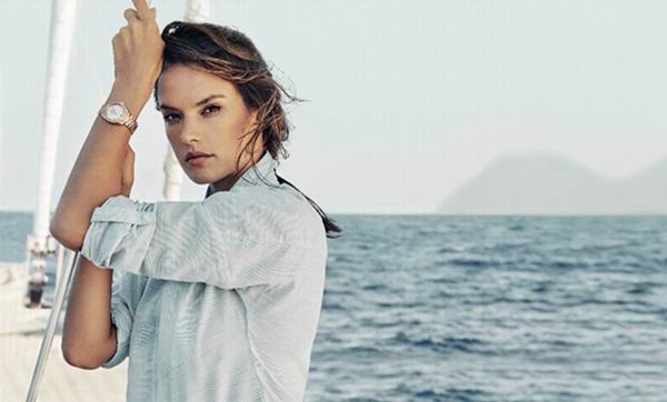 维密天使超模亚历山大•安布罗休演绎手表广告大片